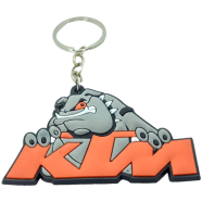 KTM PVC Keychain Key Ring Orange Rubber Motorcycle Bike Car Collectible Gift - (keyring_ktm_m2)