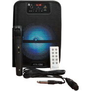 KTX-1286 Wireless Portable Bluetooth Speaker 6.5 Loudspeaker With Led Light With Mic