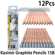 Kasimir Graphite Sketching Pencils 15B Pack Of 12 Pcs