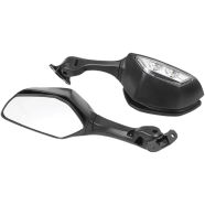 Kawaasaki Ninja Universal Kit Rear View Side Mirror With Led Indicator 1 Set icon
