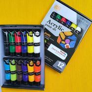 KeepSmiling Acrylic Color 30ml Tube 12 Color Set image
