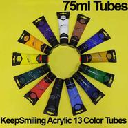 KeepSmiling Acrylic Color 75ml Tube 13 Pcs Set