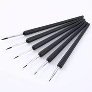 Keep Smiling 6 pcs Set Liner Brush Fine Detailing Paint Brush for Painting image