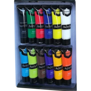 Keep Smiling Acrylic Color 30ml Tube 12 Color Set