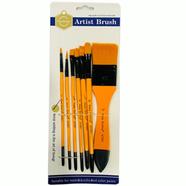 Keep Smiling Artist Paint Brush Set Of 7 Pcs - A7001