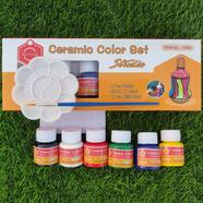 Keep Smiling Ceramic Colour Set, 6 Pcs - 25 ml