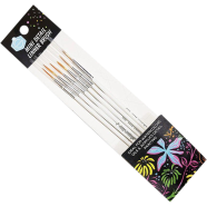 Keep Smiling Mini Detail Liner Brushes Pack Of 6