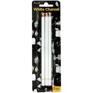 Keep Smiling White Charcoal Pencil 3pcs set