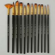 Keep Smiling brush set 12pc black image