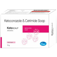 Ketoscalp Medicated Soap For Skin Infections 75 Gm