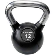 Kettlebell Dumbbell 12 KG-1 Pcs Black and Silver