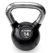 Kettlebell Dumbbell 14 KG-1 Pcs Black and Silver icon