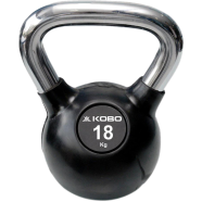 Kettlebell Dumbbell 18KG-1 Pcs Black and Silver