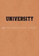 University - Spiral Notebook [120 Pages] [Brown Cover]