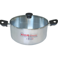 Kiam Alu Casserole With Glass Lid