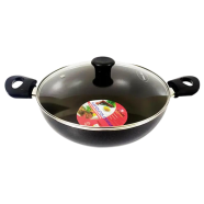 Kiam Classic Non-Stick Karai With Glass Lid-22cm