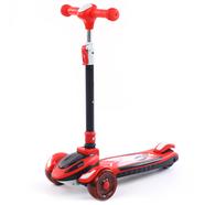 Kick Scooter For Kids 3 Wheels Deluxe Folding Aluminum 3 Adjustable Height Glider With LED Light Up Wheels Body Balance Scooter