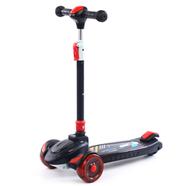 Kick Scooter for Kids 3 Wheels Deluxe Folding Aluminum 3 Adjustable Height Glider with LED Light Up wheels Body Balance Scooter