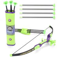 Kids Archery Set Bow and Arrow Set toy for Kids with Target Board, Arrow Holder and 3 Safe Arrow - 9806
