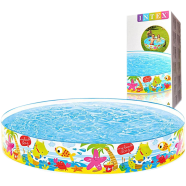 Kids Baby Children Inflatable Swimming Pool Bath Tub Portable Outdoor Summer Water Fun Play Toy image