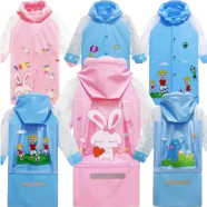 Kids Cartoon Printing Raincoat Any Colour