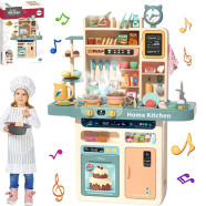 Kids Kitchen Playset Mini Kitchen Toy 87 Pcs Set