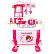 Kids Little Chef Deluxe Kitchen Pretend Play Set With Lights and Music- 31 Pcs