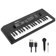 Kids Piano 37 Keys Electronic Music Keyboard with Microphone USB System Educational Musical Toy (BF-3738)