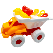 Kids Plastic Beach Car Toy With Many Small Accessories/Items Car Play Tool Set For Kids (beech_car_plastic_180c) Multicolor - 124015913