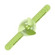 Kids Rechargeable Electric Hand Fan Foldable Wrist Strap Wear Fan image