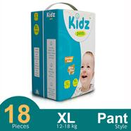 Kidz Pant System Baby Diaper (XL Size) (12-18kg) (18pcs) - 