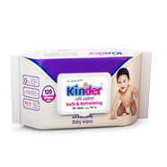 Kinder Wet Wipes- 120 pcs Pouch icon
