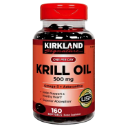 Kirkland Signature Krill Oil 500mg - 160 Softgels