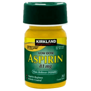 Kirkland Signature Low Dose Aspirin 81 mg - 365 Tablets