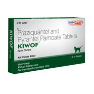 Kiwof Cat Dewormer Chewable Tablets 1pcs