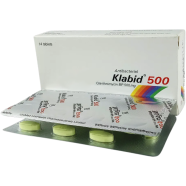Klabid 500mg Tablet 7's Strip icon