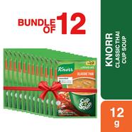 Knorr Cup Soup Thai 12g (Bundle Of 12)