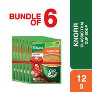 Knorr Cup Soup Thai 12g (Bundle Of 6)