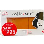 Kojie San Facial Beauty Soap 3 Bars Per Pack (65g)