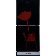 Konka Refrigerators KRT-200GB-GM Glass Mirror Red Tulip-2-Door Upper Freezer (200Ltr)