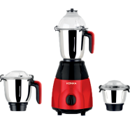 Konka Turbo Plus Mixer Grinder 3 Jar (1000W)- Red
