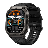 Kospet Tank M3 1.96 Inch HD AMOLED With 170 Plus Sports Modes Military-Grade Smart Watch - Black
