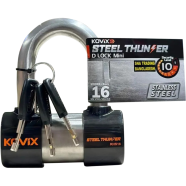 Kovix Khs 16mm Steel Shackle Disc U Lock For Motorcycle With 3 Keys 1 Piece
