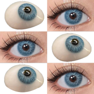 Ksseye Cyprus Blue Color Contact Lens with Lens Kit Box For Men And Women.New Ksseye Cyprus Series - #cyprusBlue icon