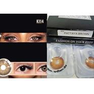 Ksseye Pattaya Brown Contact Lens With Kit Box(Lens Case) image