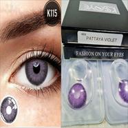 Ksseye Pattaya Violet Contact Lens With Kit Box(Lens Case) - K115 icon