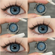 Ksseye Sem. Por. Na Blue Color Contact Lens With Lens Kit Box - SemBlue