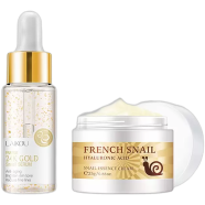 LAIKOU 24k Gold Face Serum and Extract Face Cream 25 gm (Combo) - 34396