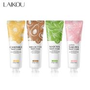 LAIKOU Hand Cream Sakura / Camomile / Shea Butter / Matcha Nourishing Brightening Hand Care 30g [Combo Set 4 ]