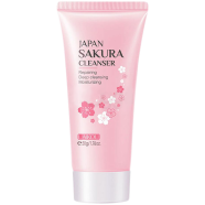 LAIKOU Japan Sakura Face Wash Foam Cleanser Soft Brush Deep Cleansing-50gm 